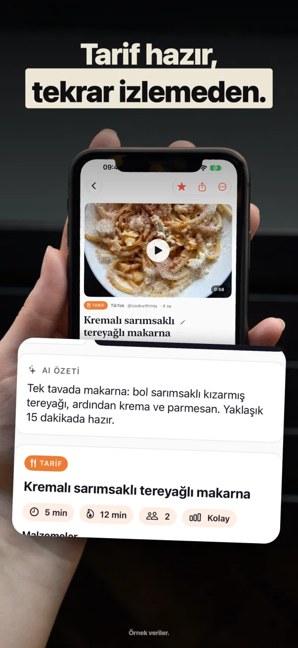 ReelSave uygulama ekranı: Tekrar izlemeden tarif